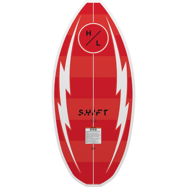 2026 Hyperlite Shift Wakesurfer Board H26SHF.1 - White / Red